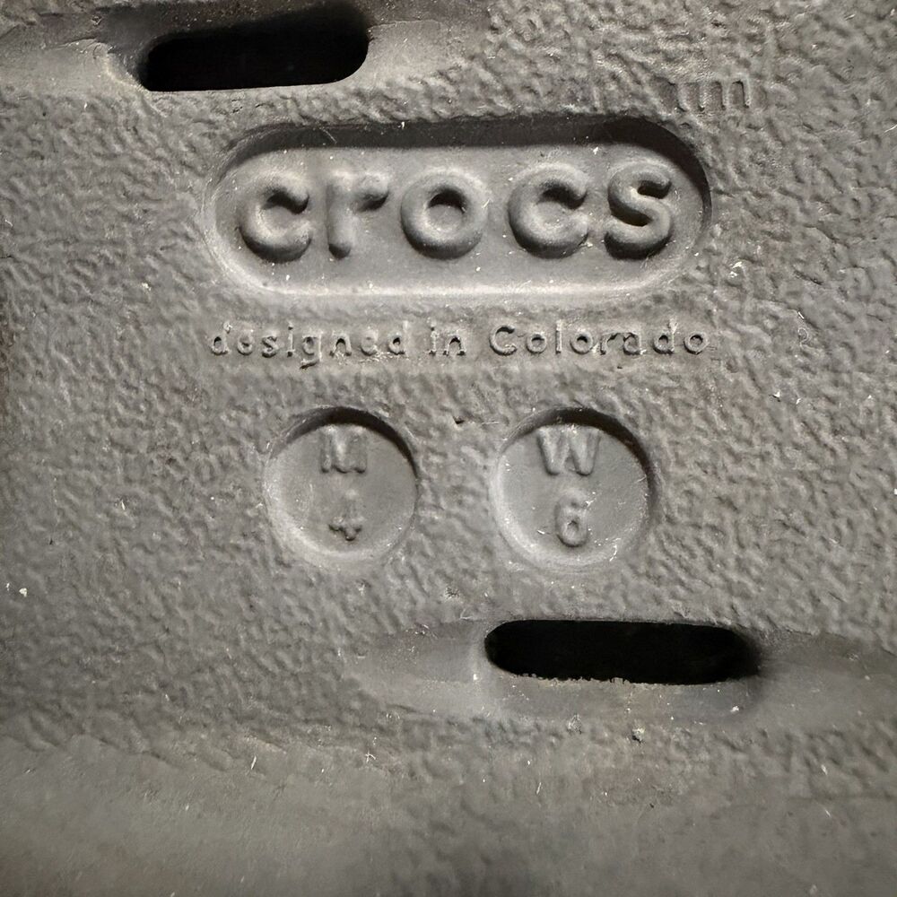 Crocs Echo Clog Womens 6 (Mens 4) Blue Comfort Casual Slip On Shoes Lug Sole - Picture 7 of 10